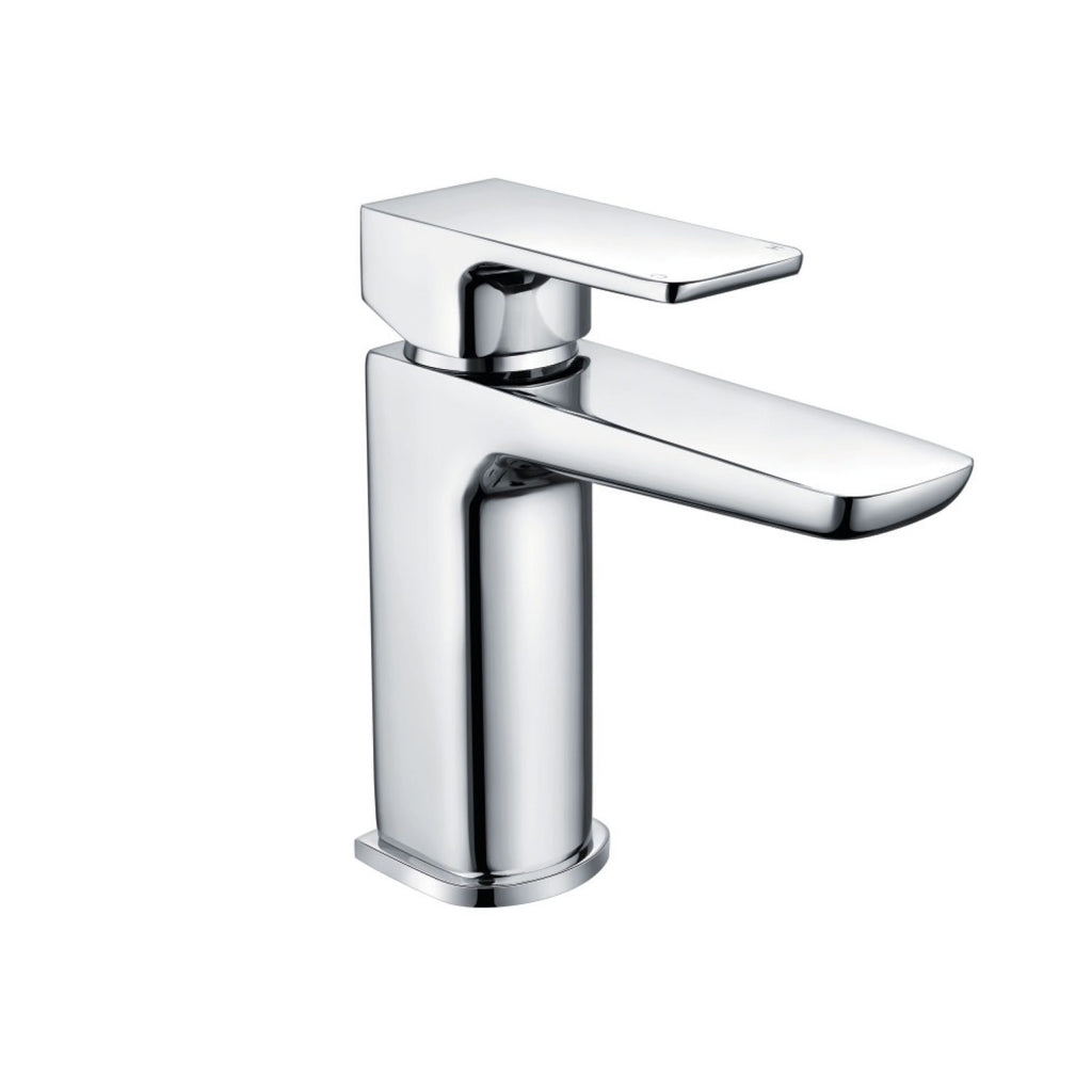 Chill Mono Basin Mixer tap in polished chrome finish with pop-up waste, modern design for single-hole basins.