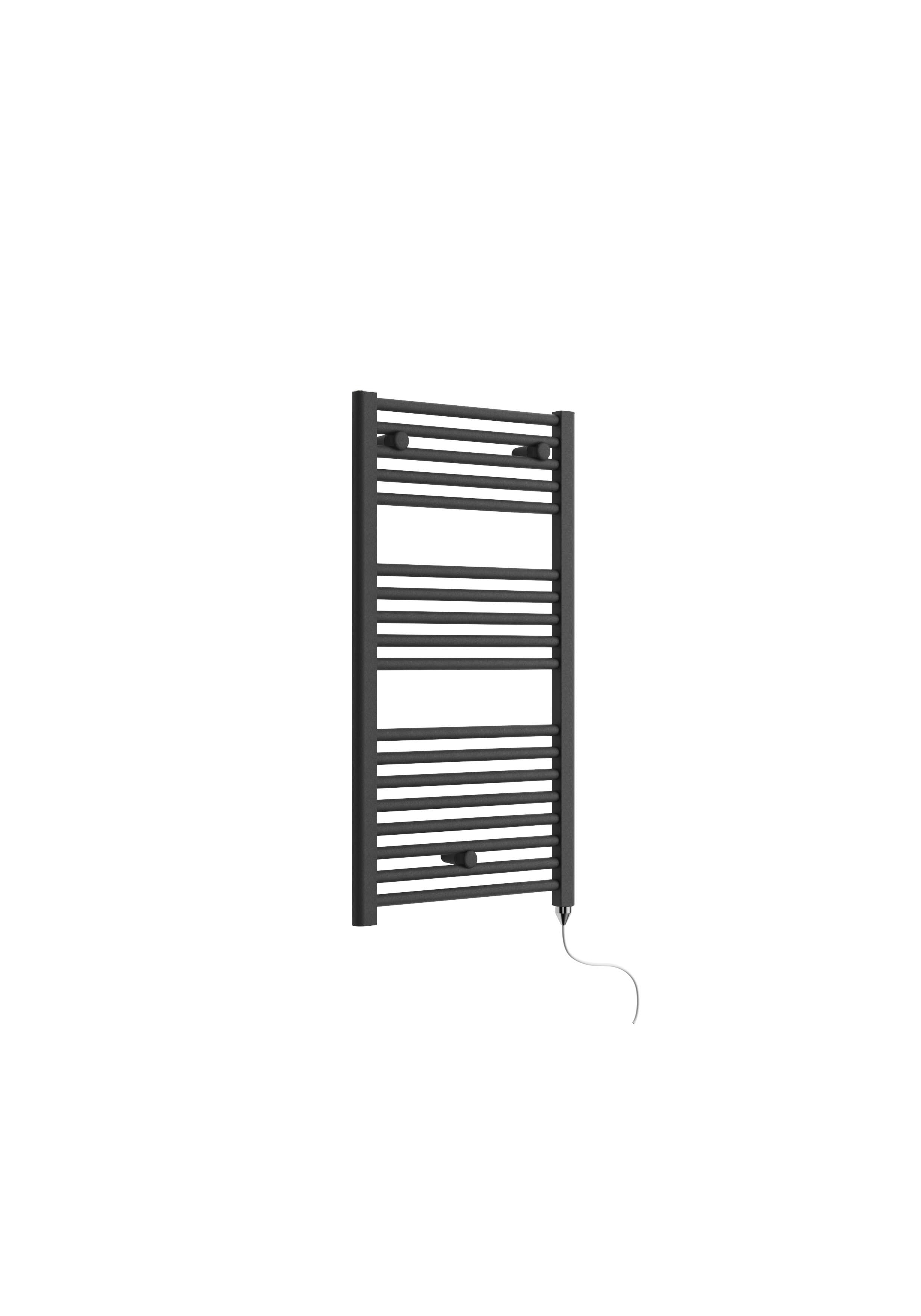 Front view of Lamba Electric Towel Warmer 920 x 480mm in Anthracite