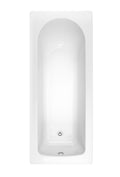 NEO 1600mm x 700mm Single Ended Bath, durable acrylic bath with sleek modern design for mid-sized bathrooms.