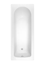 NEO 1600mm x 700mm Single Ended Bath, durable acrylic bath with sleek modern design for mid-sized bathrooms.