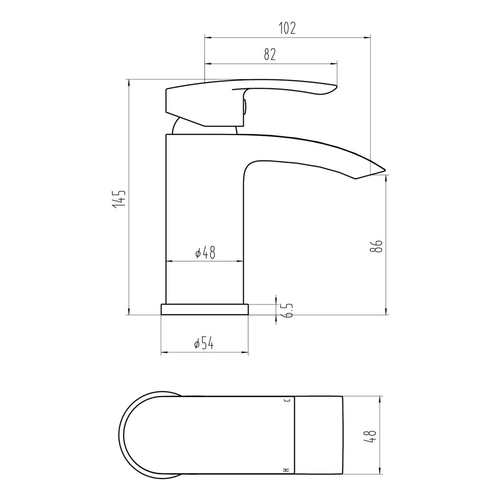 Pesky Mono Basin Mixer w/ Pop Up Waste - Chrome