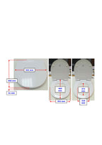 Verta D Shape Slim Soft Close Seat - White