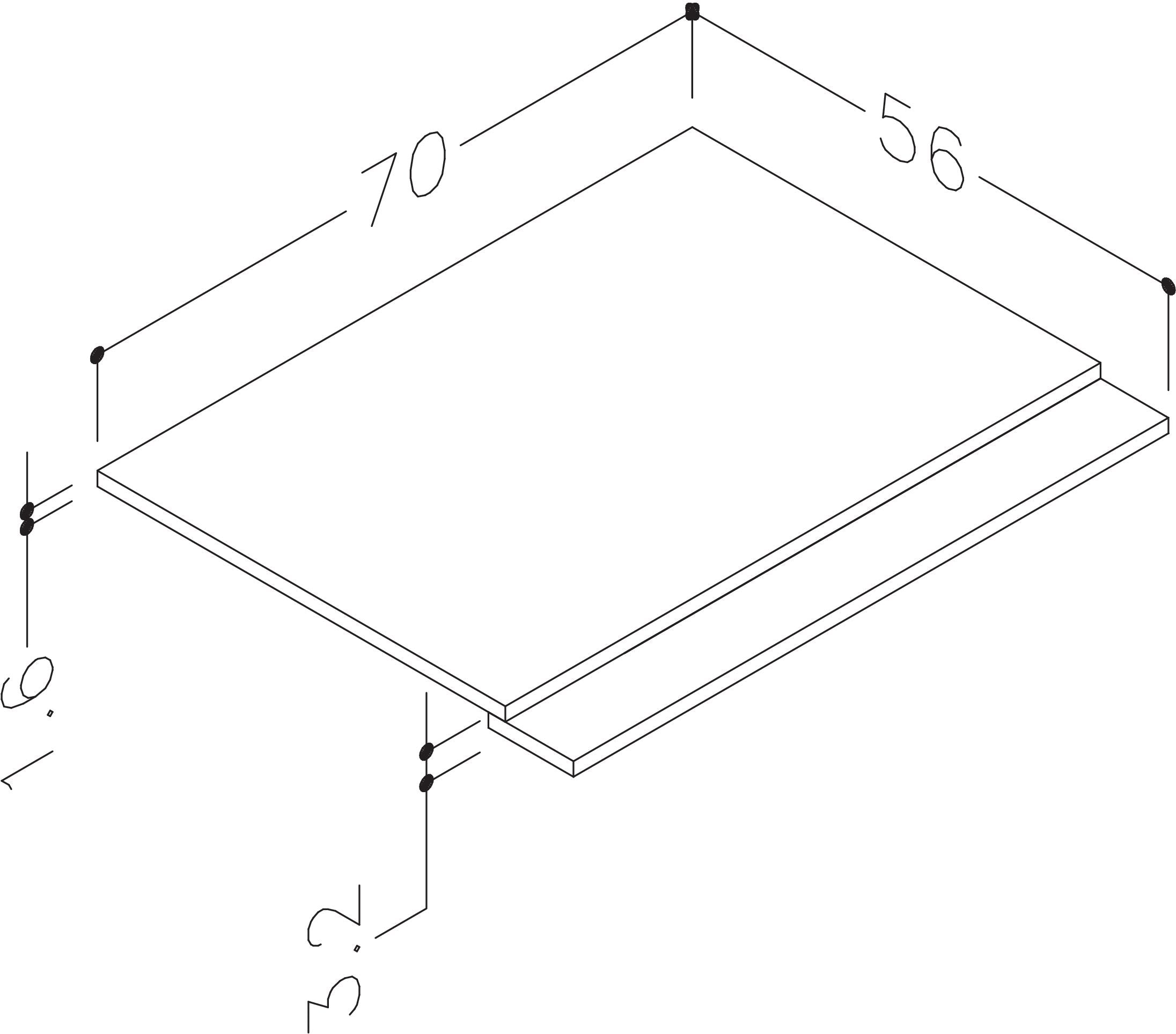 Thetab 700mm 2 Piece Bath Panel