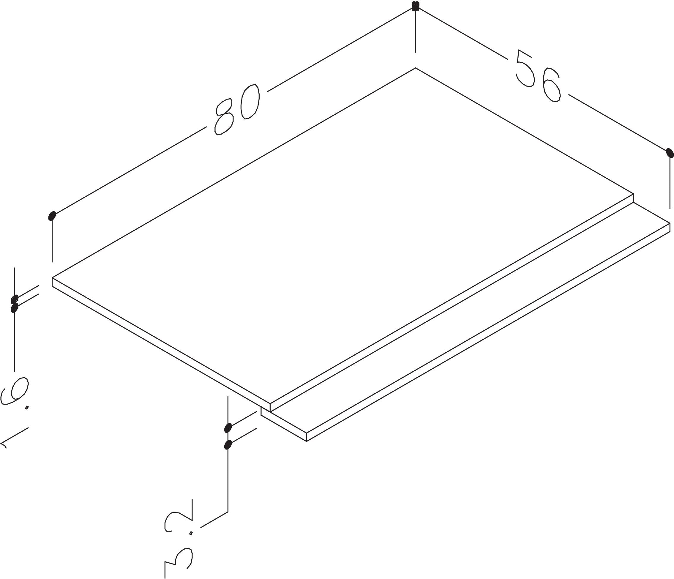 Thetab 800mm 2 Piece Bath Panel