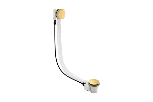 PVD Coated Pop Up Bath Waste Assembly - Brushed Brass