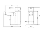 Flex Mono Basin Mixer w/ Pop Up Waste - Chrome