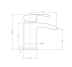 Pesky PVD Coated Mono Basin Mixer w/ Pop Up Waste - Brushed Brass