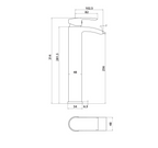 Pesky PVD Coated Tall Mono Basin Mixer w/ Pop Up Waste - Brushed Brass