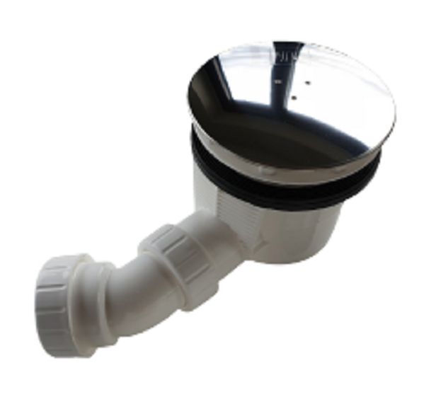 Alpha 90mm x 90mm Universal Shower Waste - Chrome