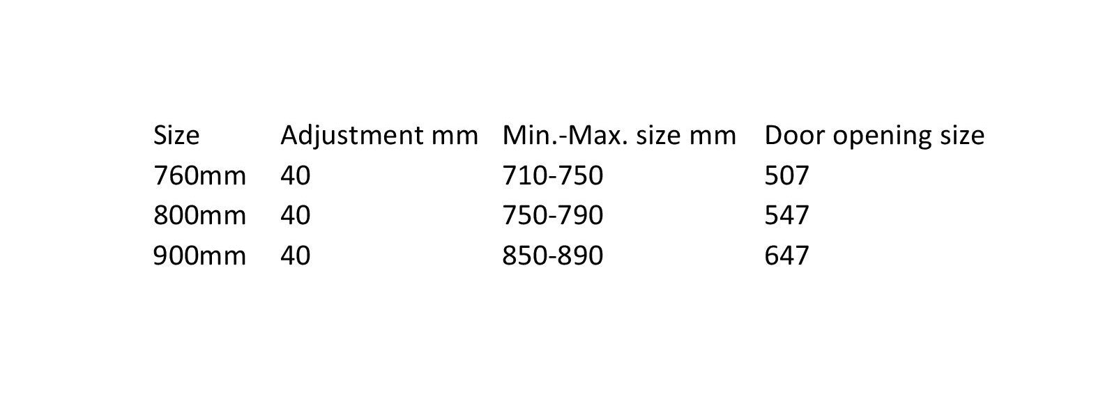 Shower Doors Pivot - Tailored Bathrooms