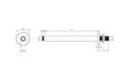 Ceiling Outlet Round Arms - Tailored Bathrooms