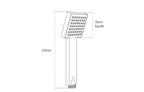 3 Mode Chrome Shower Handset - Tailored Bathrooms