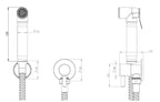 Round Douche Kit Diverter 1.5m - Tailored Bathrooms