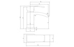 Orca Mono Mixer Tap & Waste Black - Tailored Bathrooms