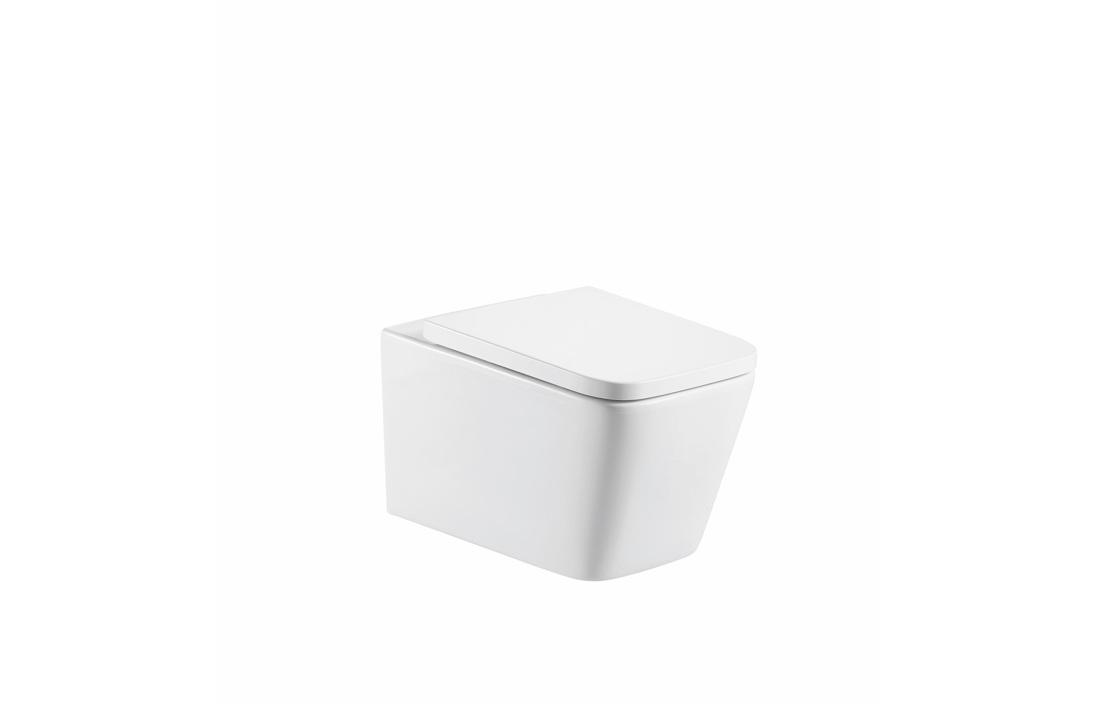 Milano Rimless Wall Hung Square Pan - Tailored Bathrooms