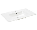 Front view of Thetab 810mm x 480mm 1 Tap Hole Ceramic Washbasin