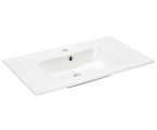 Front view of Thetab 810mm x 480mm 1 Tap Hole Ceramic Washbasin