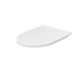 Front view of Verta D Shape Slim Soft Close Seat in White – slim soft close toilet seat