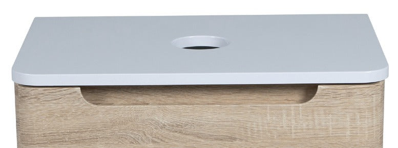 Monza 600mm Countertop - PVC - Tailored Bathrooms