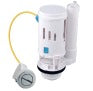 Plumb Essentials Concealed Cistern  with Chrome Push Button - Tailored Bathrooms