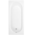 Xavo Geo 1800mm x 800mm single ended bath, spacious Geode acrylic bath with durability, heat retention, and modern finish.